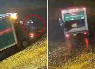 Shocking Video: Man Steals Delivery Truck with Female Employee Inside news-18112024-064910