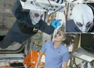 Alien Encounter: NASA Greets SpaceX Crew on ISS alien-encounter-nasa-greets-spacex-crew-on-ss