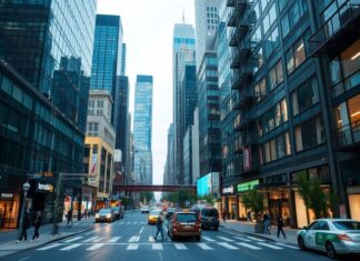 The Intersection of Urban Living and Technological Advancements in New York City The Intersection of Urban Living and Technological Progress in New York City