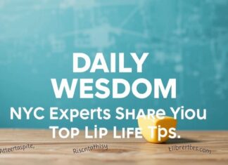 Daily Wisdom: NYC Experts Share Their Best Life Hacks Daily Wisdom: NYC Experts Share Their Top Life Tips