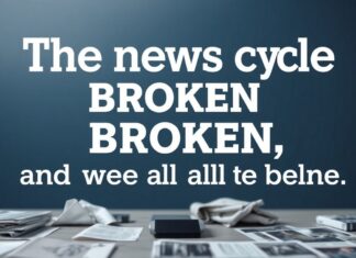 The News Cycle is Broken – And We’re All to Blame The news cycle is broken - and we're all to blame.