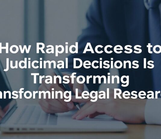 How Rapid Access to Judicial Decisions Is Transforming Legal Research How Rapid Access to Judicial Decisions Is Transforming Legal Research